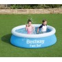BESTWAY 57392 Fast Set - Piscina Hinchable Infantil, Color Azul, Ø 183 x 51 cm