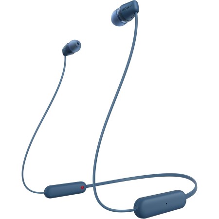 Sony WI-C100 Auriculares Inalámbricos - Hasta 25 Horas de Duración de la Batería, Micrófono Incorporado para Llamadas de
