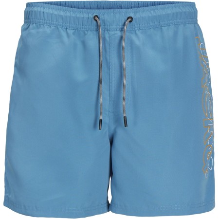 JACK & JONES Jpstfiji Jjswim Double Logo LY Sn Pantalones Cortos para Hombre