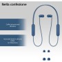 Sony WI-C100 Auriculares Inalámbricos - Hasta 25 Horas de Duración de la Batería, Micrófono Incorporado para Llamadas de
