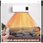 Ventilador Pared Sin Unidad Exterior - Ventilador Split Portátil con Temporizador y Control Remoto, 2 en 1 Temperatura Normal y