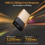 iDSOniX Carcasa SSD M.2 NVMe SATA Adaptador[Sin Herramientas][Aluminio], Caja SSD USB 3.2 Gen2 con UASP&Trim, 10 Gbps NVMe PCIe