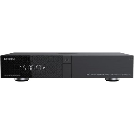Zidoo Z2000 Pro Reproductor Multimedia 4K, Chipset RTD1619BPD, Android 11, Soporta HDR10+ y todas las tecnologías HDR, HDD