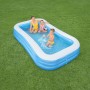 Bestway 54005 Piscina Familiar Hinchable Rectangular, Color Verde, 201 x 150 x 51 cm