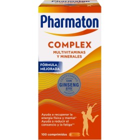 Pharmaton Complex - Multivitamínico con Ginseng G115-100 Comprimidos - Energía Física y Mental - Vitaminas para el cansancio