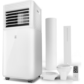 Avalla S-80 Aire Acondicionado Portátil 4 en 1-5000 BTU, Deshumidificador, Ventilador, Modo Sueño, 50dB, Display Digital, Mando,