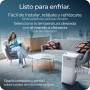 Avalla S-80 Aire Acondicionado Portátil 4 en 1-5000 BTU, Deshumidificador, Ventilador, Modo Sueño, 50dB, Display Digital, Mando,
