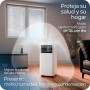 Avalla S-80 Aire Acondicionado Portátil 4 en 1-5000 BTU, Deshumidificador, Ventilador, Modo Sueño, 50dB, Display Digital, Mando,