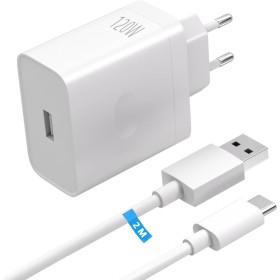 120W Cargador y 10A Cable USB C para realme GT 7 Pro GT 6 6T 14x 14Pro+ 12+ Note 50 SUPERVOOC Adaptador de Cargador con Carga