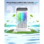 Aire acondicionado portátil, ventilador de 1500 ml, 4 velocidades, iluminación LED de 7 colores, 2 funciones de pulverización y