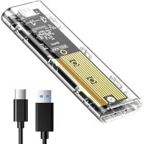 Carcasa M.2 Carcasa nvme m.2 Carcasa ssd m2 nvme,Carcasa Disco Duro ssd Caja Disco Duro Lector Disco Duro 10Gbps USB3.1 Gen2