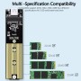 Carcasa M.2 Carcasa nvme m.2 Carcasa ssd m2 nvme,Carcasa Disco Duro ssd Caja Disco Duro Lector Disco Duro 10Gbps USB3.1 Gen2