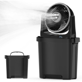 EasyAcc Aire Acondicionado Portátil 7000ML con Mando, Ventilador Enfriador de Aire con Batería de 20000 mAh, Ventilador para