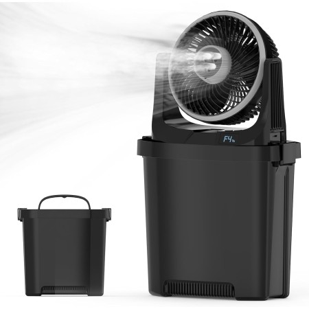 EasyAcc Aire Acondicionado Portátil 7000ML con Mando, Ventilador Enfriador de Aire con Batería de 20000 mAh, Ventilador para
