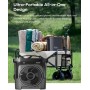 EasyAcc Aire Acondicionado Portátil 7000ML con Mando, Ventilador Enfriador de Aire con Batería de 20000 mAh, Ventilador para