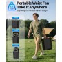 EasyAcc Aire Acondicionado Portátil 7000ML con Mando, Ventilador Enfriador de Aire con Batería de 20000 mAh, Ventilador para