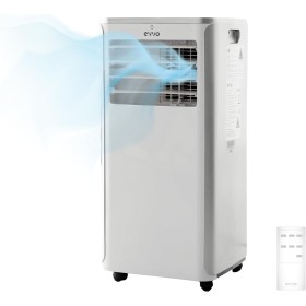 EVVO Aire Acondicionado Portatil 3 in 1, 9.000 BTU, con Mando a Distancia, Superficie 20m2, Clase Energética A, Kit instalación