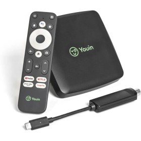 YOUIN You-Box T2 Android 4K UHD EN1060K Smart TV con DVB-T2 Chromecast Integrado Google Assistant HDR 60fps H.265 WiFi Dual-Band