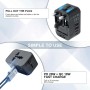 Romon Adaptador Enchufe Universal, Adaptador de Viaje Adaptadores Internacionales Adaptadors Cargador Universal Travel Adapter