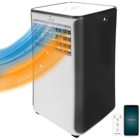 Cecotec Aire Acondicionado Portátil con Mando a Distancia, Wifi y Bomba de Calor ForceClima 9500 Soundless Heating Connected.