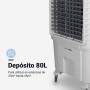 UNIVERSALBLUE |Climatizador 80L | Blanco | Modo Frío y Evaporación | 210W | 3 años De Garantía | 3 Velocidades