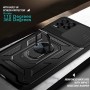 HAOYE Funda para Realme 8 Pro | Realme 8 4G, Shockproof Carcasa con Giratorio Anillo Kickstand y Cubierta Deslizante de la