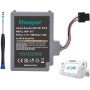 Uwayor Batería de repuesto para Wii U Gamepad Controller 3,7 V 2000 mAh WUP-012