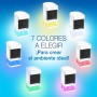 Enfriador Evaporativo Personal. Sin instalación. Oscilante. Bajo Consumo. 4 velocidades. 7 Colores Ambiente, Temporizador 12 h.