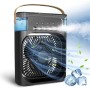 Ventilador Klack Portatil Enfriador de aire 4 en 1 - Ventilador, Humidificador, Aromaterapia y Luz Led de colores - Blanco