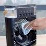 Ventilador Klack Portatil Enfriador de aire 4 en 1 - Ventilador, Humidificador, Aromaterapia y Luz Led de colores - Blanco