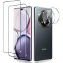 Liilaa Protector de Pantalla para Realme GT7 Pro 5G, 2 Piezas Cristal Templado y 2 Piezas Protector de Lente de Cámara, Anti