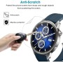 MEMELOKA 3 Piezas Protector de Pantalla Realme Watch S2, TPU Película de Flexible con Marco de Instalación, Alta Definición y