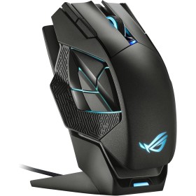 ASUS ROG Spatha X Wireless Gaming Mouse (Magnetic Charging Stand, 12 Programmable Buttons, 19,000 DPI, Push-fit Hot Swap Switch