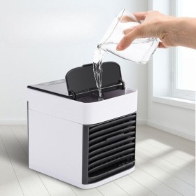 UBOON - Aire Acondicionado Portátil | Climatizador Evaporativo Silencioso y Potente con 3 Niveles | Mini Air Cooler USB y