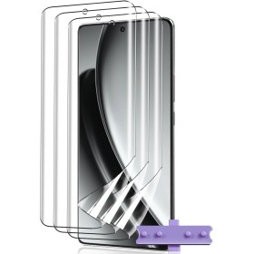 Teenrpov Protector de Pantalla Compatible con Realme GT 6/GT 6T (No Cristal Templado) 3 Piezas Película de Hidrogel Flexible