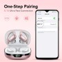 Auriculares Inalambricos, Auriculares Bluetooth 5.3 Deportivos con Gancho de la Oreja, 60H de Reproducción, Pantalla LED,
