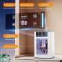 Aire Acondicionado Portatil mini 4 en 1 | Mini Enfriador de Aire USB con Humidificador, Luz LED, 3 Velocidades y Depósito de 900