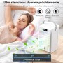 Aire acondicionado portátil, ventilador de 1700 ml, 4 vientos,2 Funciones de pulverización,7 LED de color,USB-C,Cronómetro