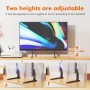 GRIFEMA Soporte TV Pie para Pantallas de 22"-80" Pantalla LED/OLED/Curva/Plana, Soporte Television Pie Carga Máx. 50 kg, MAX