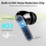 Auriculares Inalámbricos, Bluetooth 5.3 con HD Micrófono HiFi Estéreo Pantalla LED, Reducción de Ruido, 13 mm Controlador