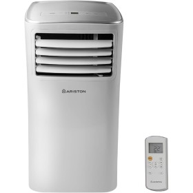 Ariston, Mobis 10- Pinguino Aire Acondicionado Portátil Silencioso con Temporizador y Mando a Distancia, Climatizador 24x69x2.5