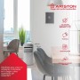 Ariston, Mobis 10- Pinguino Aire Acondicionado Portátil Silencioso con Temporizador y Mando a Distancia, Climatizador 24x69x2.5