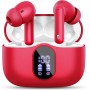 Auriculares Inalámbricos, Bluetooth 5.3 con HD Micrófono HiFi Estéreo Pantalla LED, Reducción de Ruido, 13 mm Controlador