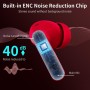 Auriculares Inalámbricos, Bluetooth 5.3 con HD Micrófono HiFi Estéreo Pantalla LED, Reducción de Ruido, 13 mm Controlador