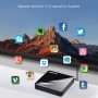 GREVA Android TV Box 11.0, 4K Android Box with Amlogic S905W2 CPU 4GB RAM 32GB ROM Dual-Band 2.4/5.8Ghz 10/100M Ethernet Support