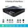 GREVA Android TV Box 11.0, 4K Android Box with Amlogic S905W2 CPU 4GB RAM 32GB ROM Dual-Band 2.4/5.8Ghz 10/100M Ethernet Support