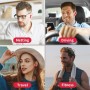 Auriculares Inalámbricos, Bluetooth 5.3 con HD Micrófono HiFi Estéreo Pantalla LED, Reducción de Ruido, 13 mm Controlador