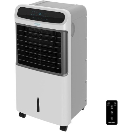 Cecotec Climatizador Evaporativo Portátil Frío EnergySilence PureTech 5500. 80 W,3 en 1: Frío, Ionizador y Ventilador, 12 L, 3