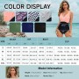 UMIPUBO Bañador Mujer Reductores Vientre Plano Talla Grande Traje de Baño de Una Pieza Cruce Torácico Sexy con Cuello en V Ropa