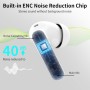 Auriculares Inalámbricos, Bluetooth 5.3 con HD Micrófono HiFi Estéreo Pantalla LED, Reducción de Ruido, 13 mm Controlador